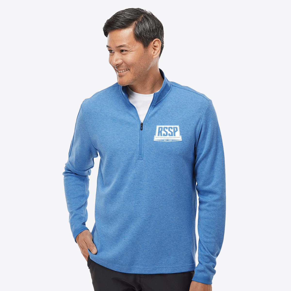 Adidas - 3-Stripes Quarter-Zip Sweater