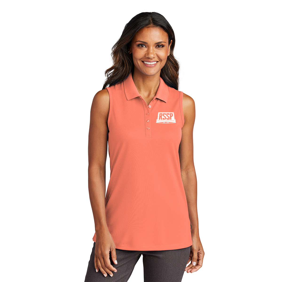 Port Authority® Ladies Dry Zone® UV Micro-Mesh Sleeveless Polo