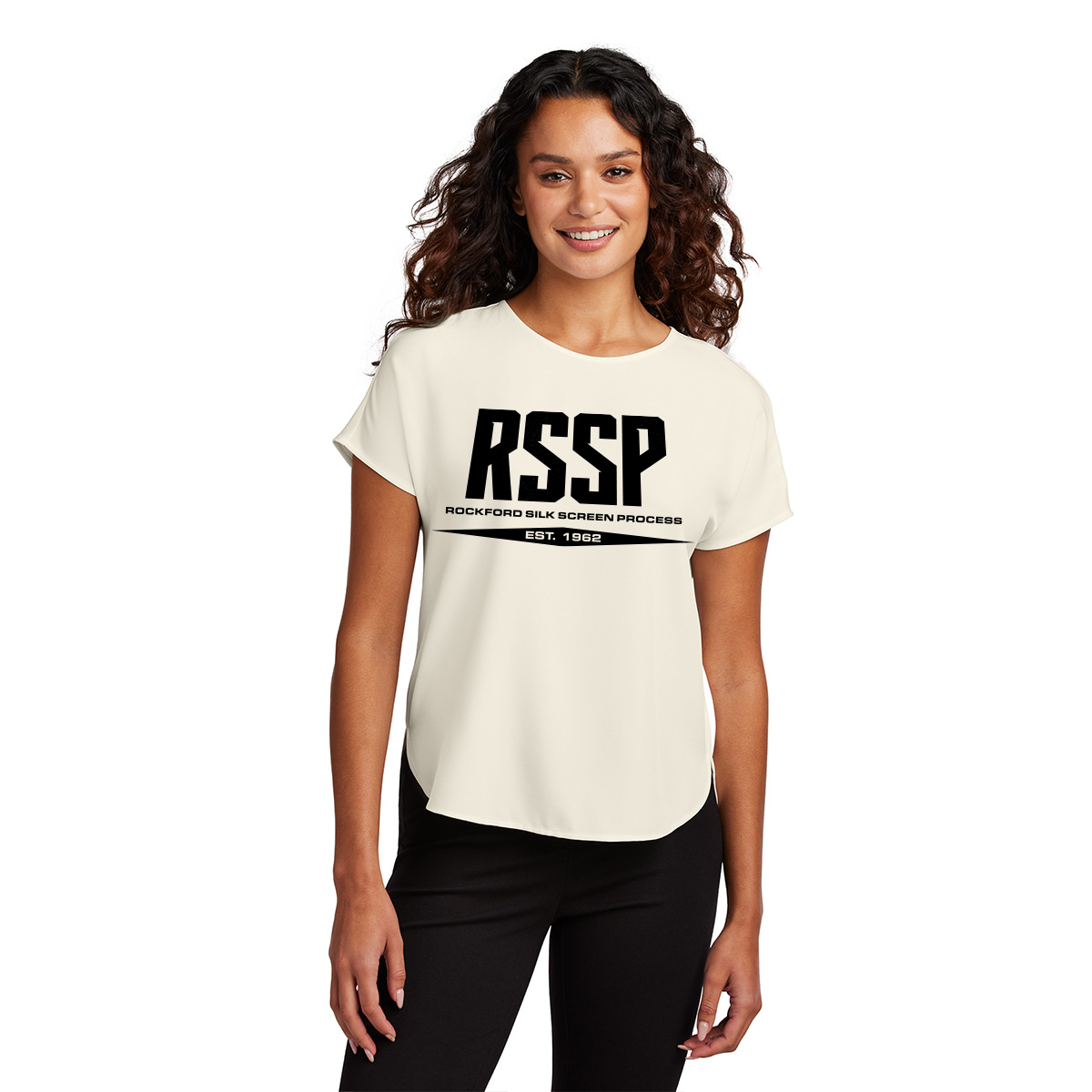 Women's Stretch Crepe Crew